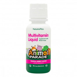   Nature's Plus Жидкие Детские Мультивитамины, Тропический вкус, Animal Parade Gold, Nature's Plus, 236 мл