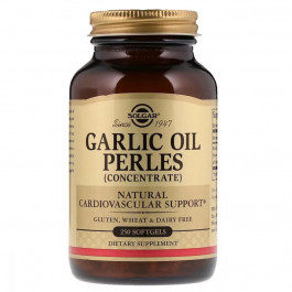   Solgar Чесночное масло, Garlic Oil Perles Concentrate, Solgar, 250 гелевых капсул