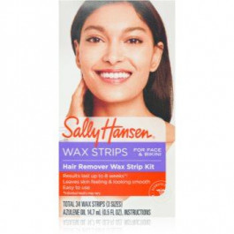   Sally Hansen Hair Remover набір для депіляції для обличчя та чутливих місць 34 кс