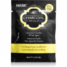   Hask Charcoal with Citrus Oil глибоко поживний кондиціонер для відновлення клітин шкіри голови 50 мл