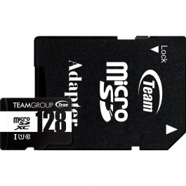   TEAM 128GB microSDXC UHS-I Class 10 + SD-adapter (TUSDX128GCL10U03)