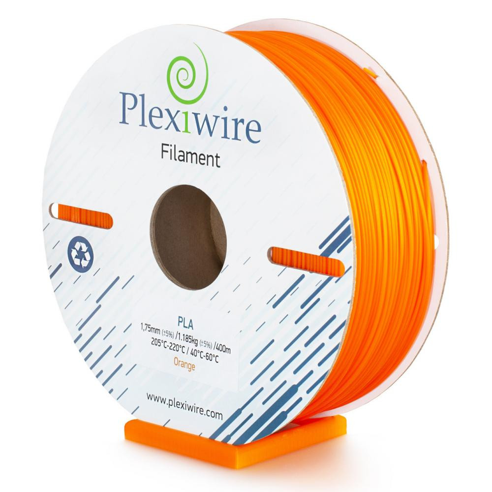 Plexiwire Філамент PLA пластик для 3D принтера помаранч 400м / 1.185кг / 1.75мм - зображення 1