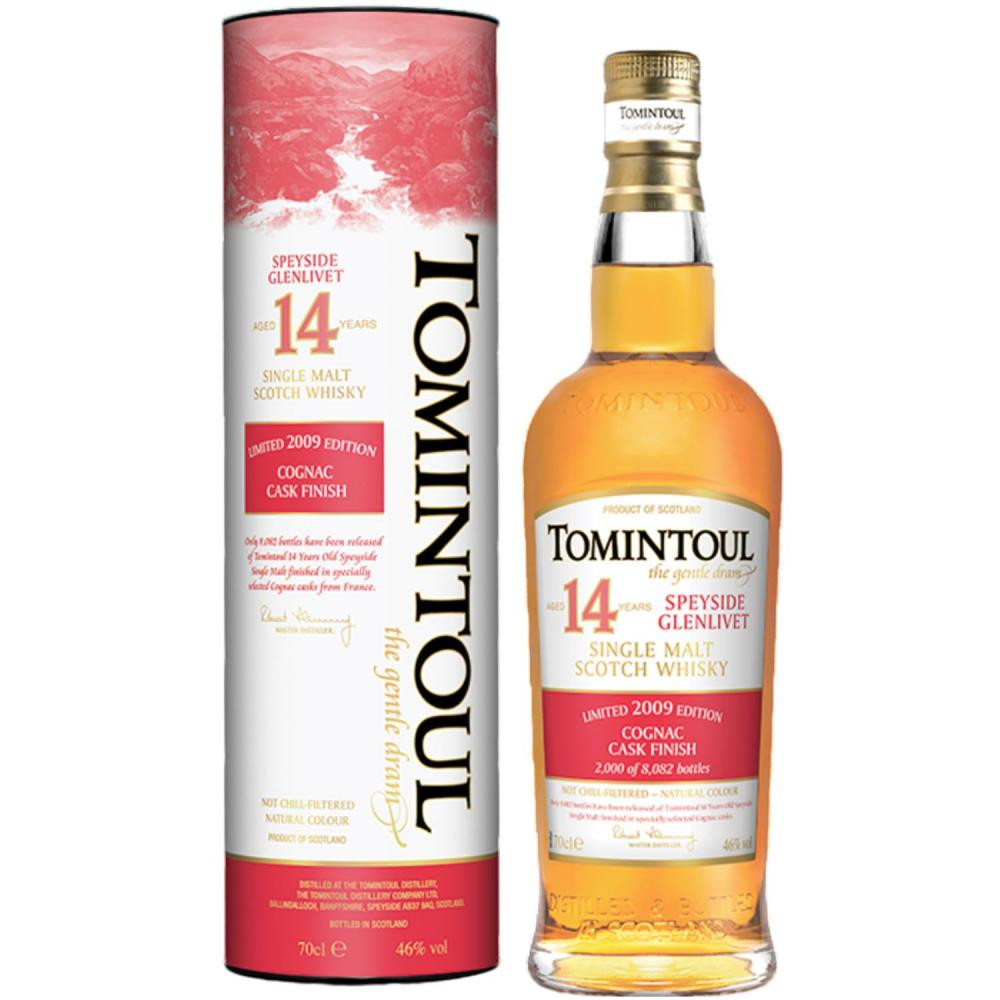 Tomintoul Віскі  Cognac Cask Finish 2009 14 років в коробці, 0.7 л (5021349706410) - зображення 1