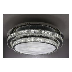 Sunnysky Люстра потолочная хрустальная LED с пультом C1875/800-ch Хром 18х80х80 см. - зображення 1