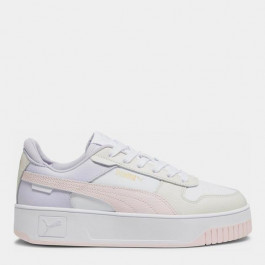   PUMA Женские кеды низкие  Carina Street 38939010 37.5 (4.5UK) 23.5 см  White-Frosty Pink-Alpine Snow (406