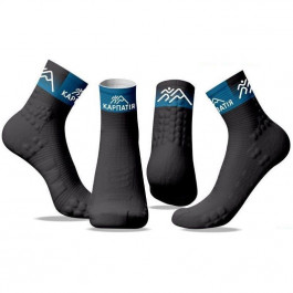   Compressport Шкарпетки  Pro Racing Socks V3.0 Run High – KARPATIA, Black, T1 (RSHV3-99XX-T1) - 2019