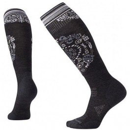   Smartwool Шкарпетки жіночі  PhD Ski Light Elite Pattern Charcoal, р. M (SW 01369.003-M)