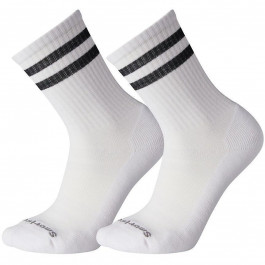   Smartwool Шкарпетки чоловічі  Athletic Targeted Cushion Stripe Crew 2 Pack, White/Black, р.S (SW SW004113.D89-