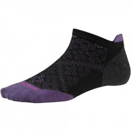   Smartwool Шкарпетки жіночі  PhD Run Ultra Light Micro Black / Desert Purple, р. s (SW SW188.287-S)