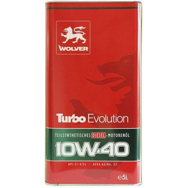 Wolver Turbo Evolution 10W-40 5л - зображення 1