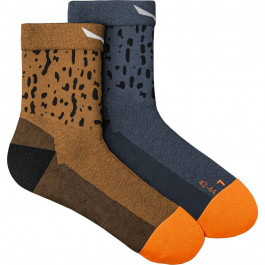   Salewa Шкарпетки чоловічі  MTN TRN SAL AM M QRT SOCK, blue/brown, 45-47 (69028/8101 45-47)