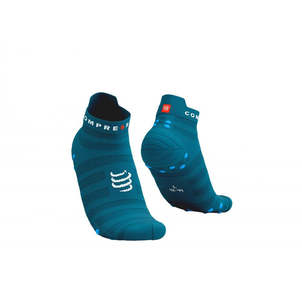 Compressport Шкарпетки  Pro Racing Socks V4.0 Ultralight Run Low, Shaded Spruce/Hawaiian Ocean, T1 (XU00051B 118  - зображення 1