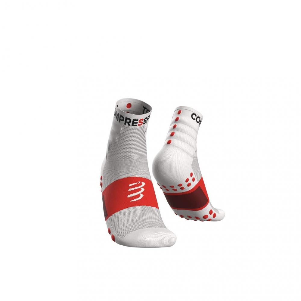 Compressport Шкарпетки  Training Socks 2-Pack, White, T1 (XU00001B 001 0T1) - зображення 1