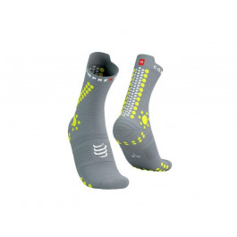   Compressport Шкарпетки  Pro Racing Socks V4.0 Trail, Primerose/Alloy, T2 (XU00048B 708 0T2)