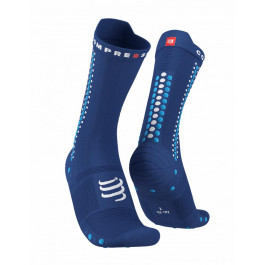   Compressport Шкарпетки  Pro Racing Socks V4.0 Bike, Sodalite/Fluo Blue, T2 (XU00049B 533 0T2)