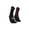 Compressport Шкарпетки  Pro Racing Socks V4.0 Run High, Black/Red, T2 (XU00046B 906 0T2) - зображення 1