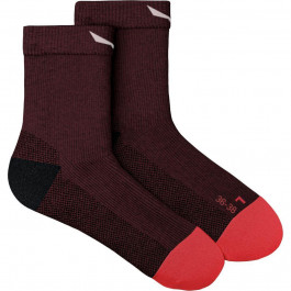   Salewa Шкарпетки жіночі  MTN TRN AM W QRT SOCK, burgundy, 36-38 (69031/1570 36-38)