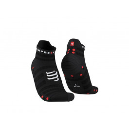   Compressport Шкарпетки  Pro Racing Socks V4.0 Ultralight Run Low, Black/Red, T3 (CMS XU00051B 906 0T2)