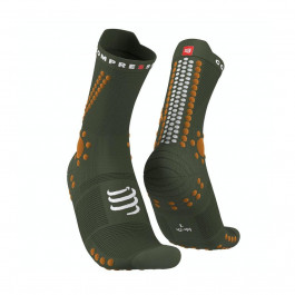   Compressport Шкарпетки  Pro Racing Socks V4.0 Trail, Rf Green/Dk Cheddar, T1 (XU00048B 624 0T1)