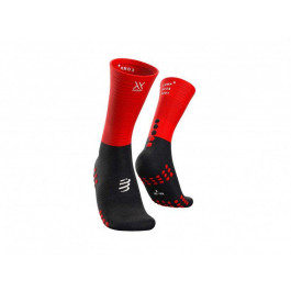   Compressport Шкарпетки  Mid Compression Socks, Black/Red, T2 (CMS XU00005B 906 0T2)