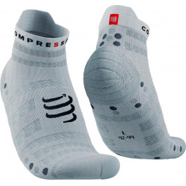   Compressport Шкарпетки  Pro Racing Socks V4.0 Ultralight Run Low, White/Alloy, T1 (XU00051B 010 0T1)