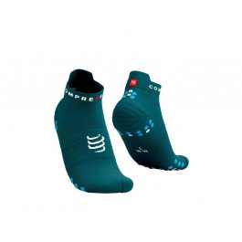   Compressport Шкарпетки  Pro Racing Socks V4.0 Run Low, Shaded Spruce/Hawaiian Ocean, T2 (XU00047B 118 0T2)