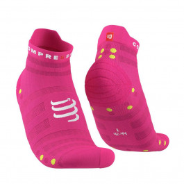   Compressport Шкарпетки  Pro Racing Socks V4.0 Ultralight Run Low, Fluo Pink/Primerose, T2 (XU00051B 360 0T2)