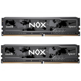   Apacer 32 GB (2x16GB) DDR5 5200 MHz NOX (AH5U32G52C522MBAA-2)