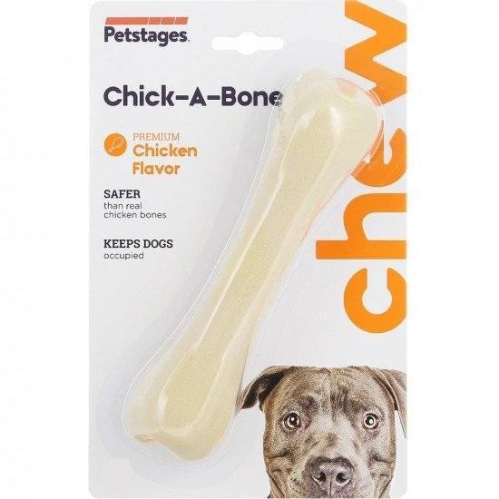 Petstages (Петстейдж) Chick A Bone іграшка для собак бежева 17 см (pt67341) - зображення 1