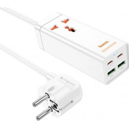   Hoco AC10A Barry 2xUSB-C 2xUSB-A 1xAC PD65W White