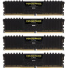 Corsair 64 GB (4x16GB) DDR4 2666 MHz Vengeance LPX Black (CMK64GX4M4A2666C16) - зображення 1