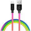 ColorWay USB/Apple Lightning Multicolor 1m (CW-CBUL016-MC) - зображення 2