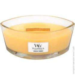   WoodWick Свічка ароматична  Ellipse Seaside Mimosa 453 г (5038581057026)