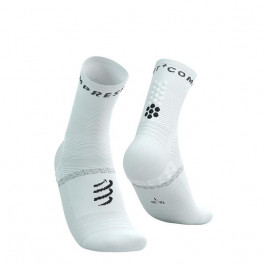   Compressport Шкарпетки  Pro Marathon Socks V2.0, White/Black, T2 (7630102562552)