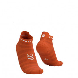   Compressport Шкарпетки  Pro Racing Socks V4.0 Ultralight Run Low, Fire/White, T3 (7630102583670)