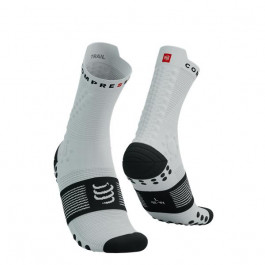   Compressport Шкарпетки  Pro Racing Socks V4.0 Trail, White/Black, T2 (7630102563238)