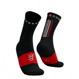   Compressport Шкарпетки  Ultra Trail Socks V2.0, Black/Red, T1 (7630102561425)