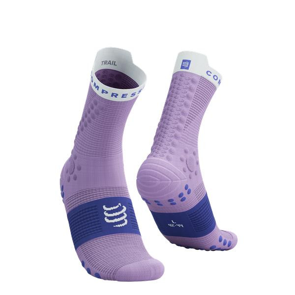 Compressport Шкарпетки  Pro Racing Socks V4.0 Trail, Lupine/Dazz Blue, T1 (7630102563023) - зображення 1