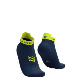   Compressport Шкарпетки  Pro Racing Socks V4.0 Run Low, Blues/Green Sheen, T2 (7630102562019)