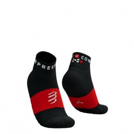   Compressport Шкарпетки  Ultra Trail Low Socks, Black/Red, T1 (7630102561982)