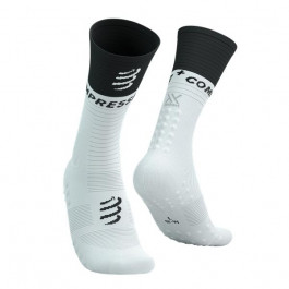   Compressport Шкарпетки  Mid Compression Socks V2.0, White/Black, T2 (7630102561883)