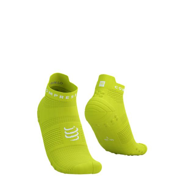 Compressport Шкарпетки  Pro Racing Socks V4.0 Run Low, Green Sheen/White, T2 (7630102562590) - зображення 1