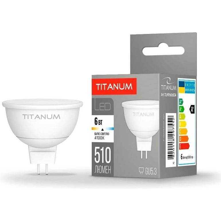 TITANUM LED MR16 6W GU5.3 4100K (TLMR1606534) - зображення 1