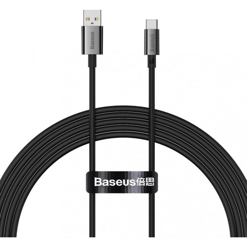 Baseus Superior Series Fast USB Cable to USB-C Charging Data 100W 1m Black (P10320102114-00) - зображення 1