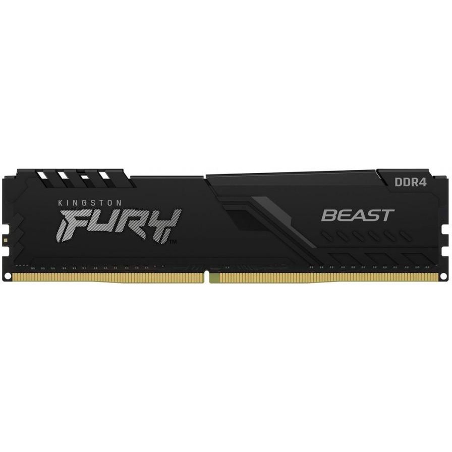 Kingston FURY 32 GB (2x16GB) DDR4 2666 MHz Beast Black (KF426C16BBK2/32) - зображення 1