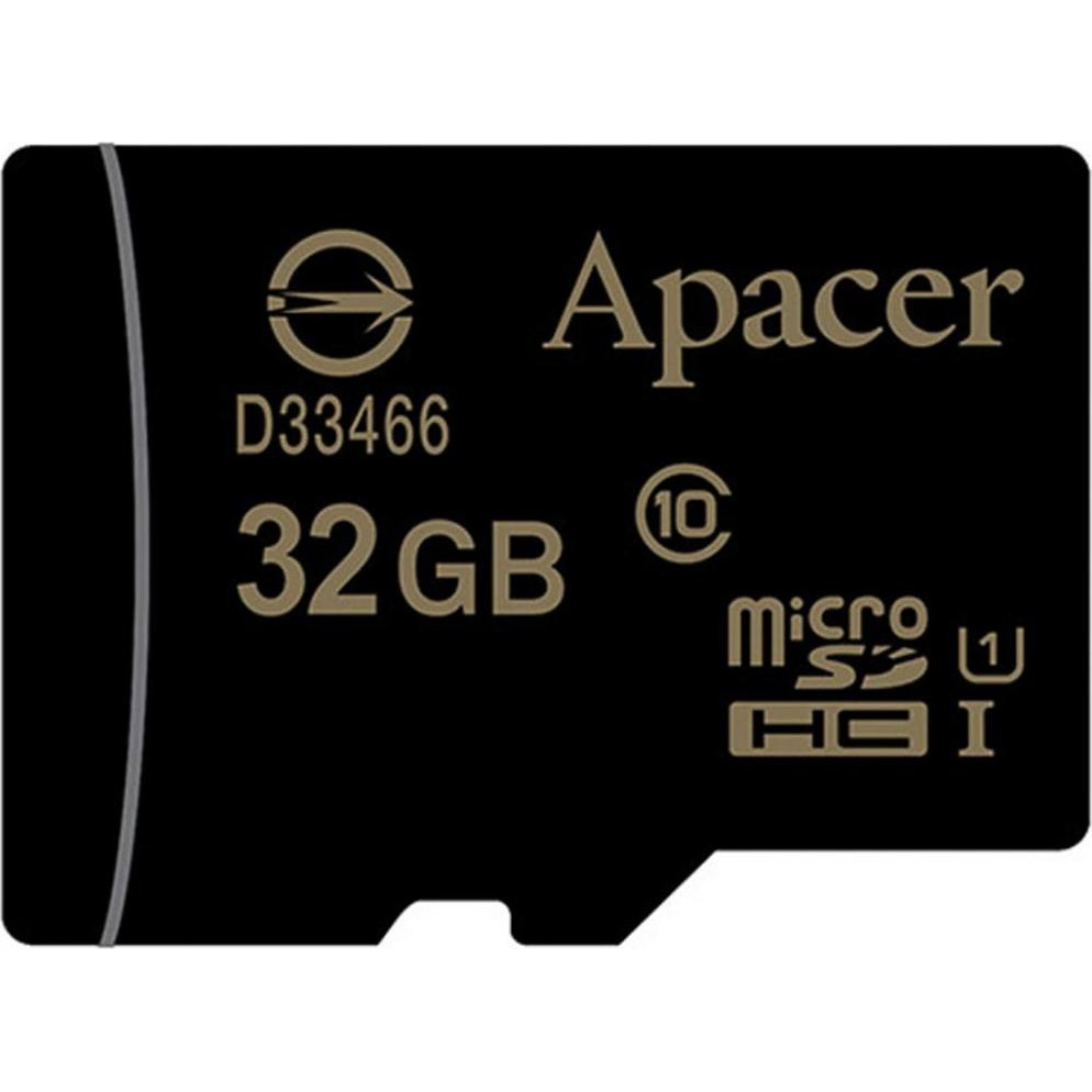 Apacer 32 GB microSDHC Class 10 UHS-I AP32GMCSH10U1-RA - зображення 1