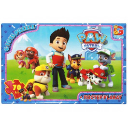   G-Toys Детские пазлы серии Paw Patrol, 70 элементов (PW0813)