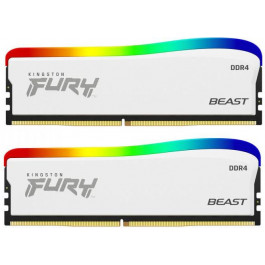   Kingston FURY 32 GB (2x16GB) DDR4 3600 MHz Beast RGB Special Edition White (KF436C18BWAK2/32)