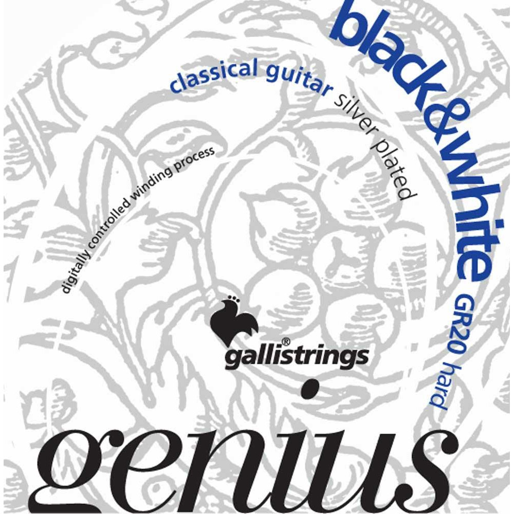 GALLI Genius Black&White PROcoated GR20 (28-45) Hard Tension - зображення 1