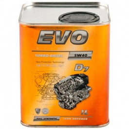   EVO lubricants EVO TURBO DIESEL D7 5W-40 1л